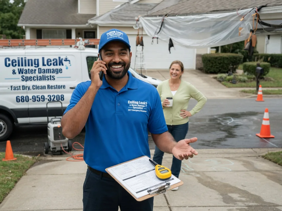 Ceiling Leak Cleanup Eddyville, OR FAQs